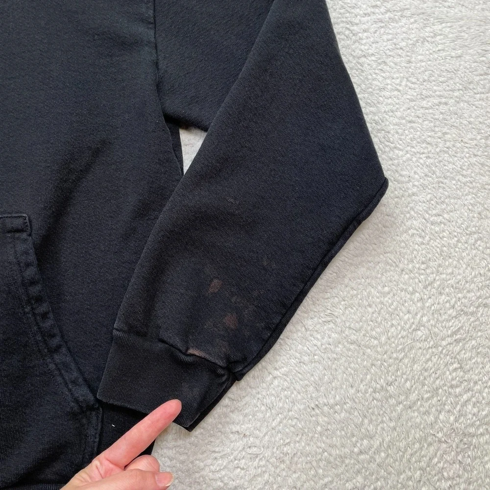Talentless Hoodie Men's Size‎ Small Black Sweater Read Flaw